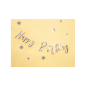 Preview: Bannergirlande Happy Birthday in Silber